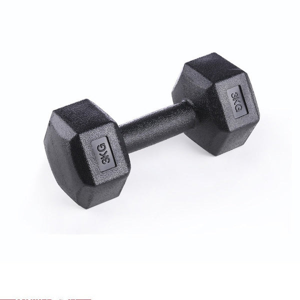 Rubberized Dumbbells for Arm Muscle Training and Household Fitness Workouts