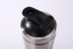 304 Stainless Steel Protein Shaker Bottle with Lid and Mixing Ball