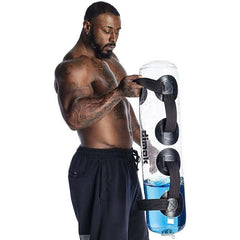 Transparent Water Filled Dumbbell for Fitness Training and Weightlifting Exercise Support