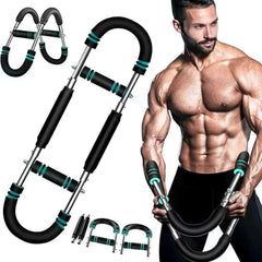 Adjustable Arm Strength Trainer for Chest Muscle Fitness and Home Workouts