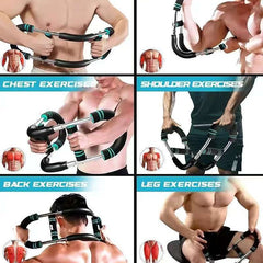 Adjustable Arm Strength Trainer for Chest Muscle Fitness and Home Workouts