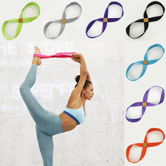 Yoga Stretch Strap Belt for Pilates Fitness Training and Physical Therapy