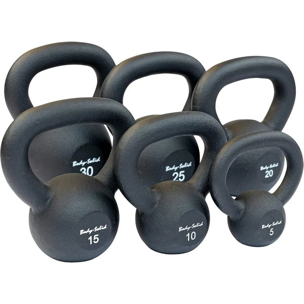 Matte Black Kettlebell for Weightlifting & Cross Training