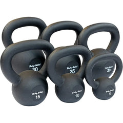 Matte Black Kettlebell for Weightlifting & Cross Training