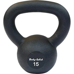 Matte Black Kettlebell for Weightlifting & Cross Training
