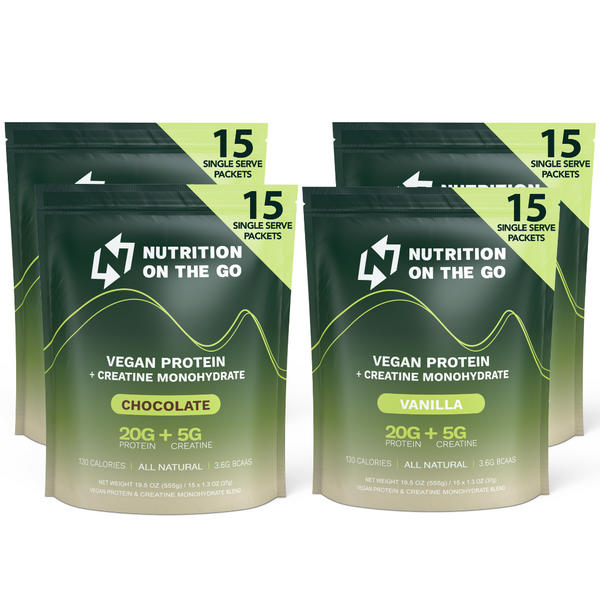 Vegan Protein Powder with Creatine | Single-Serve Packets