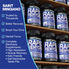 Rapid Rehydr8 Electrolyte Capsules for Muscle Recovery Hydration and Endurance Support
